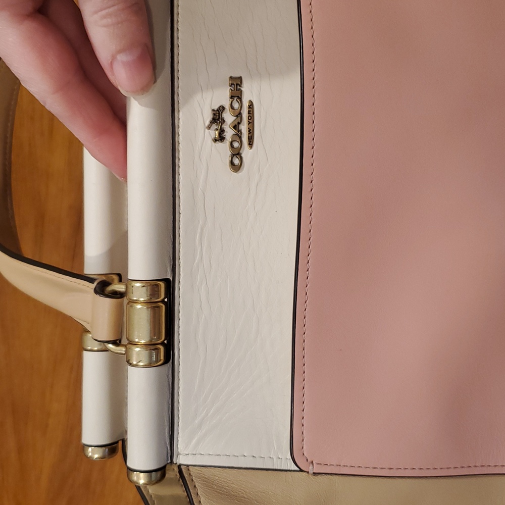 Coach Grace Colorblock Satchel - Picture 12 of 16